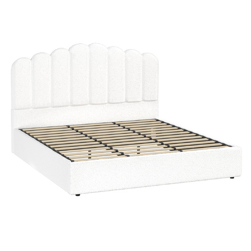 Tomov Boucle Gas Lift Bed Frame