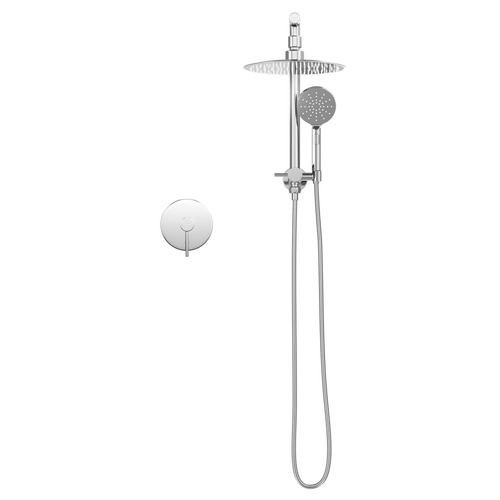Declan Round Twin Shower Mixer Set Temple & ster