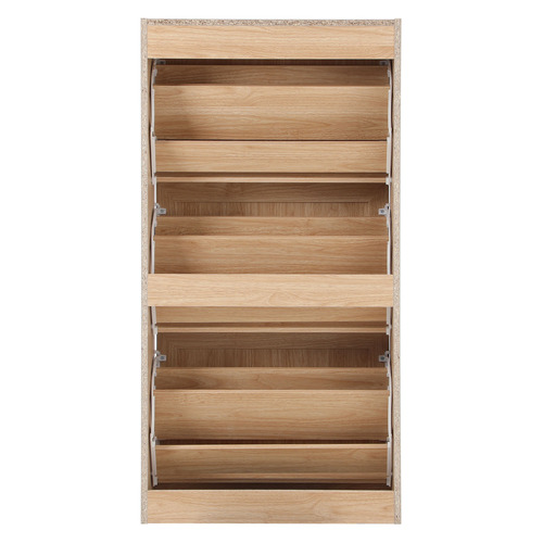 Bowen 3 Door Rattan Shoe Cabinet