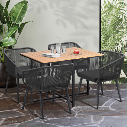 4 Seater Collins Outdoor Dining Table & Chair Set