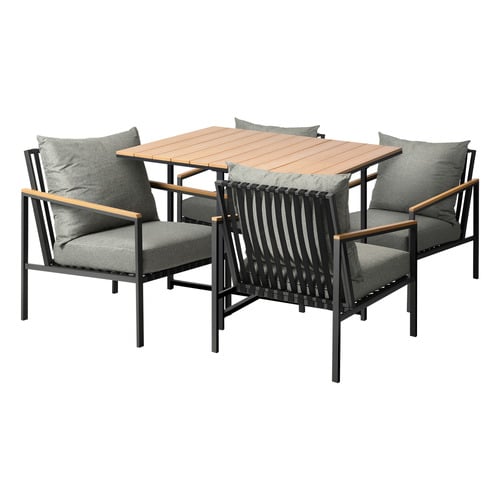 4 Seater Melvill Outdoor Dining Table & Chair Set