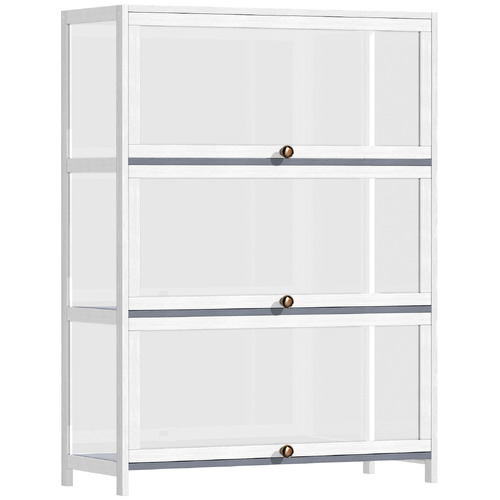 White 3 Door Lennon Display Cabinet