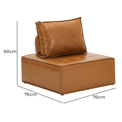 Valeri Armless Lounge Chair