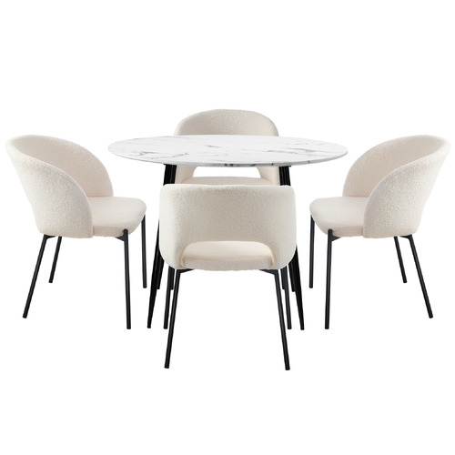 4 Seater Delanie Dining Table & Chair Set