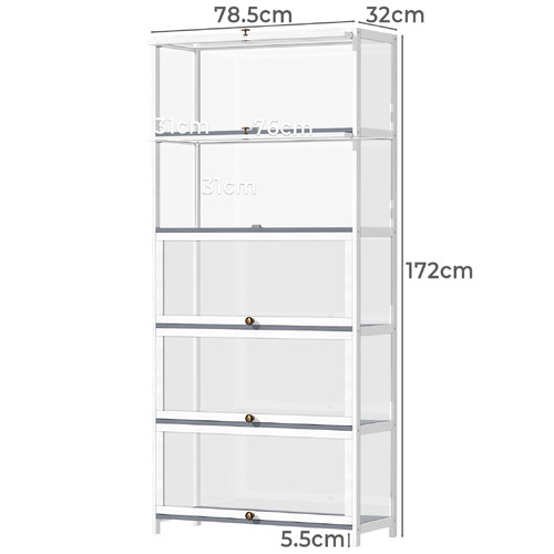Etienne 5 Tier Display Cabinet