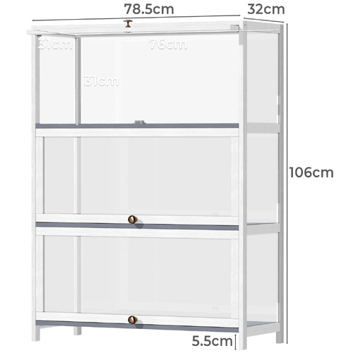 Etienne 3 Tier Display Cabinet