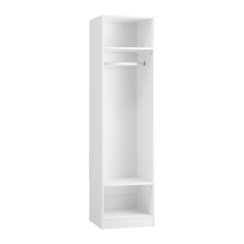 LivingFusion Cassandra 3 Shelf & Hanging Wardrobe | Temple & Webster