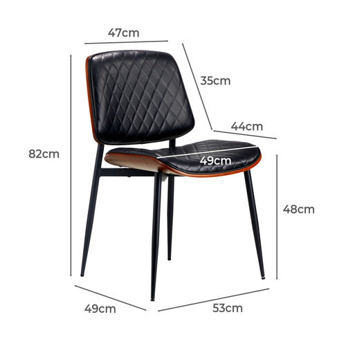 Suri Faux Leather Dining Chairs