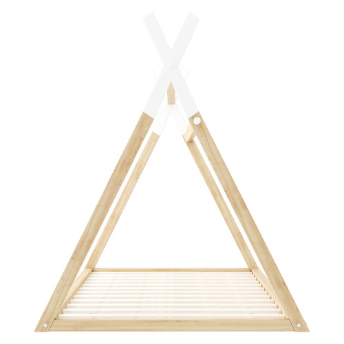 Klerk Pine Wood King Single Bed Frame