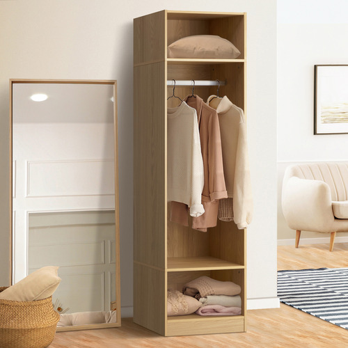Bradbury 3 Shelf & Hanging Wardrobe