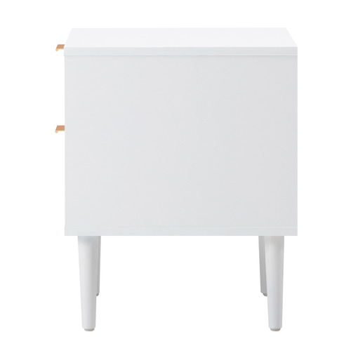White Ylona Bedside Table