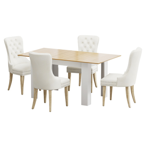 Chandria Extendable Dining Table & Chair Set