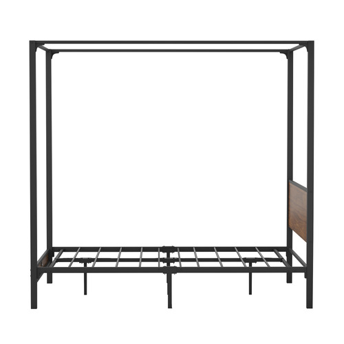 LivingFusion Victoria Canopy Bed Frame | Temple & Webster