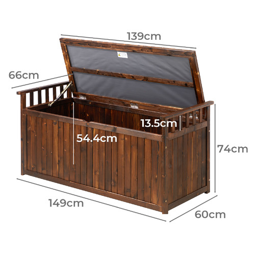 2 Seater Nicola Outdoor Storage Bench