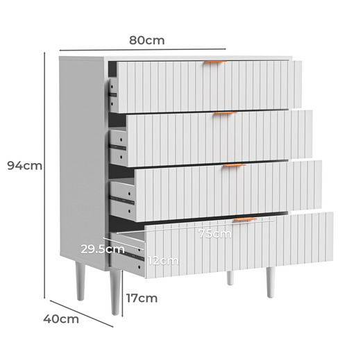 Ylona 4 Drawer Chest