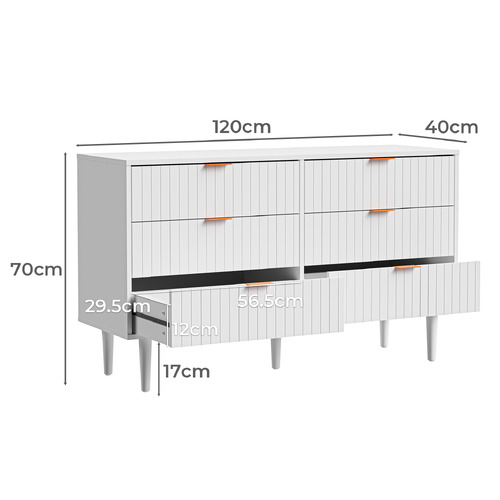 Ylona 6 Drawer Chest