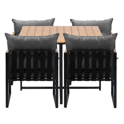 4 Seater Square Hicks Outdoor Dining Table & Chair Set