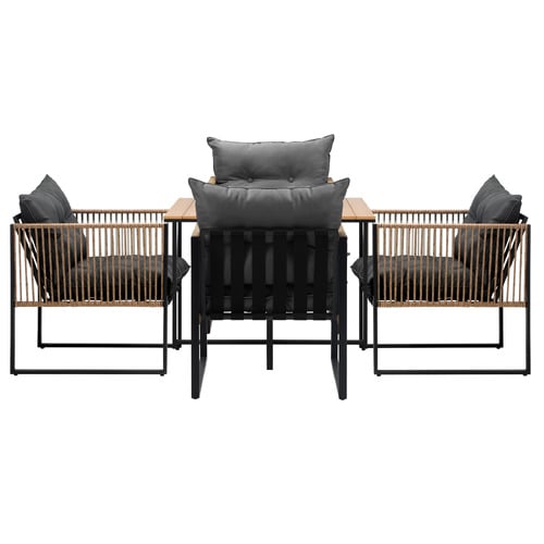 4 Seater Square Hicks Outdoor Dining Table & Chair Set