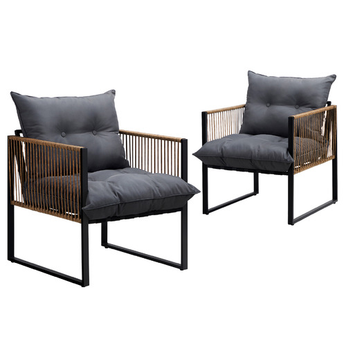 Hicks Steel Outdoor Dining Chairs
