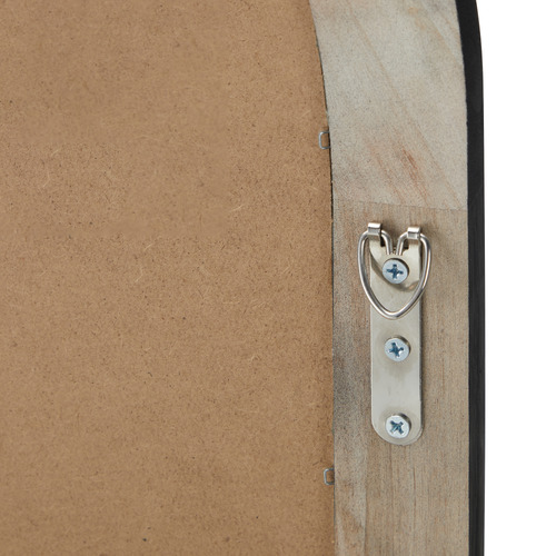 Black Gwen Paulownia Wood Wall Mirror