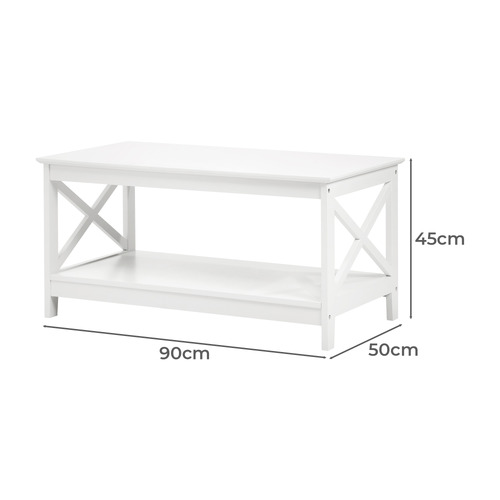 White Blake Coffee Table