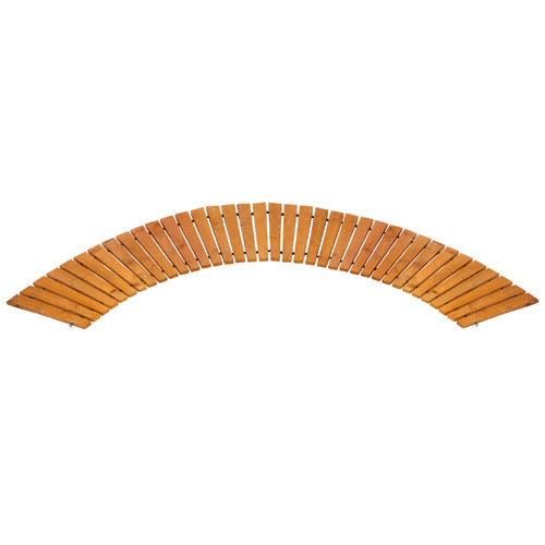 Madeleine Fir Wood Curved Garden Pathway