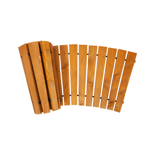 Madeleine Fir Wood Curved Garden Pathway