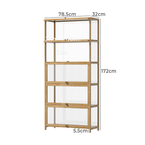 Bailey 5 Tier Display Cabinet