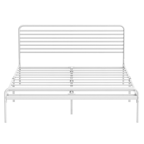 White Sonya Metal Bed Frame