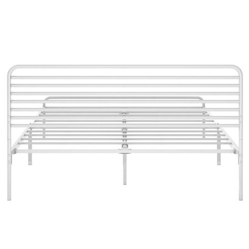 White Sonya Metal Bed Frame