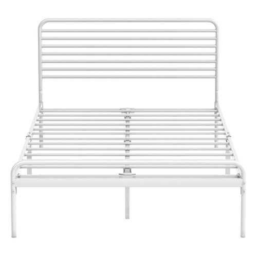 White Sonya Metal Bed Frame