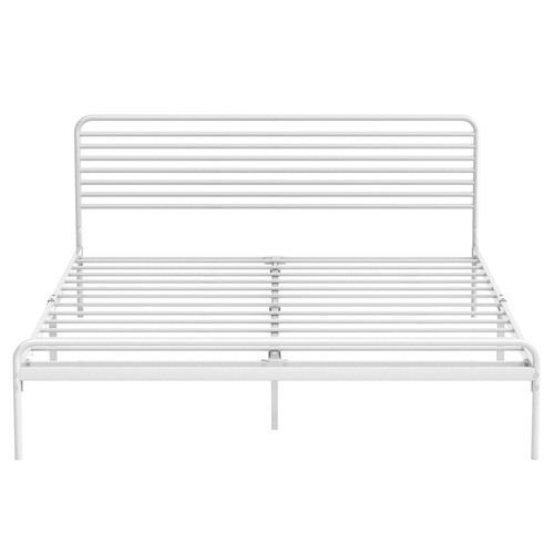 White Sonya Metal Bed Frame