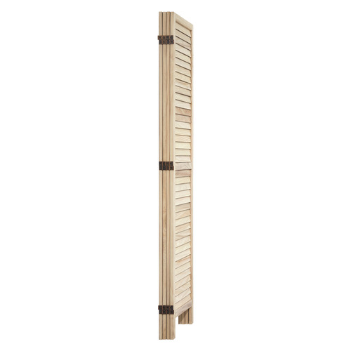 4 Panel Kryvo Paulownia Wood Room Divider