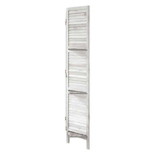 4 Panel Kryvo Room Divider with Shelves