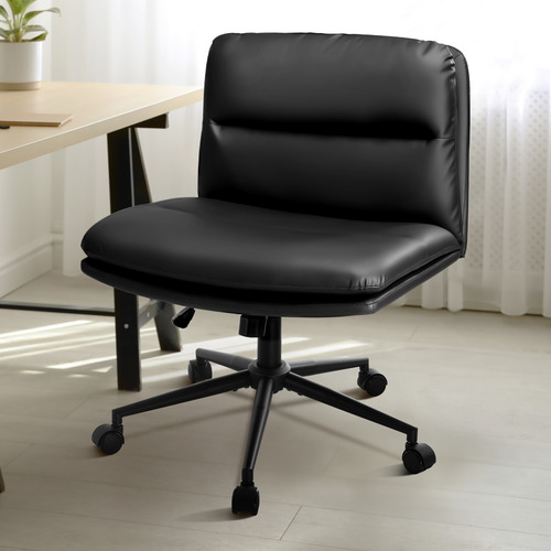 Tommen Armless PU Leather Office Chair