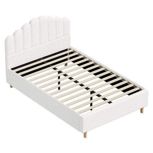 Livia Pine Wood Platform Bed
