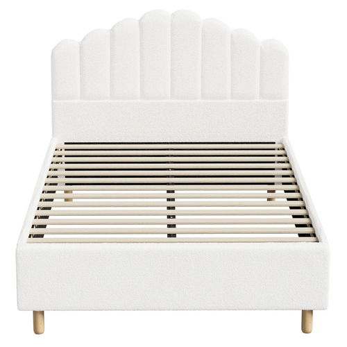 Livia Pine Wood Platform Bed