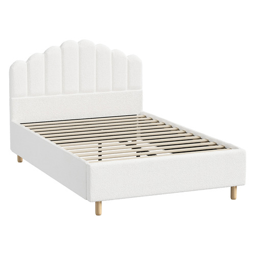 Livia Pine Wood Platform Bed
