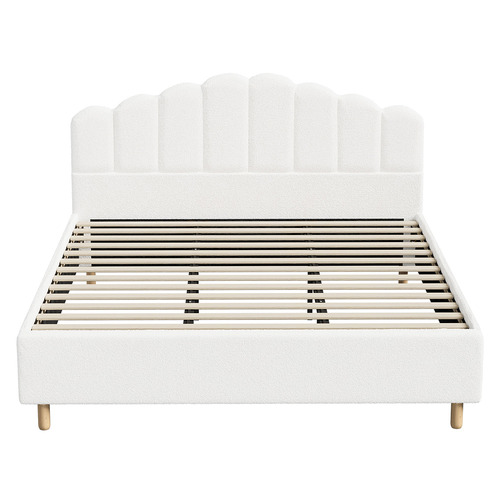 Livia Pine Wood Platform Bed