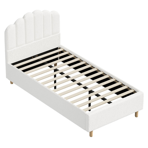 Livia Pine Wood Platform Bed