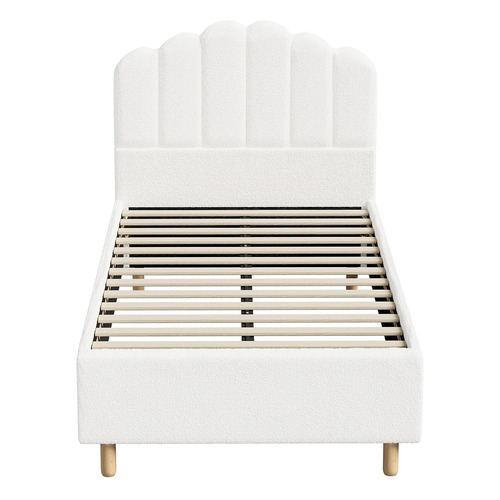 Livia Pine Wood Platform Bed