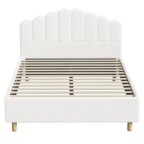 Livia Pine Wood Platform Bed