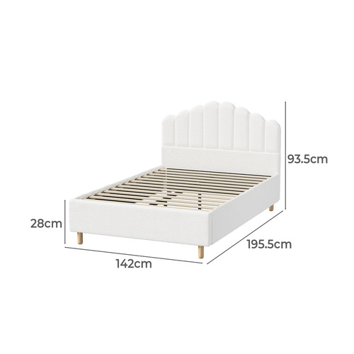 Ellora Boucle Bed Frame