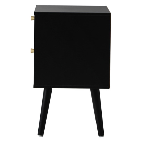 Black Asher Bedside Table