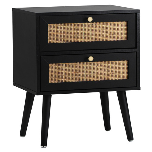 Black Asher Bedside Table