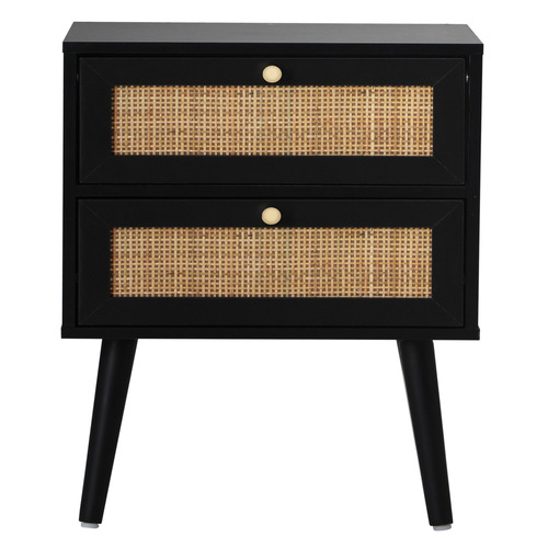 Black Asher Bedside Table