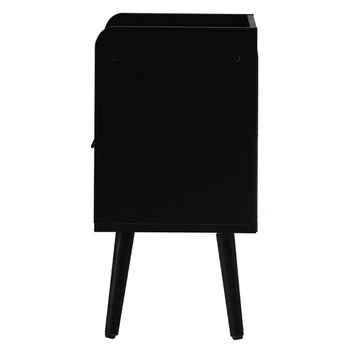 Black Reo Bedside Table