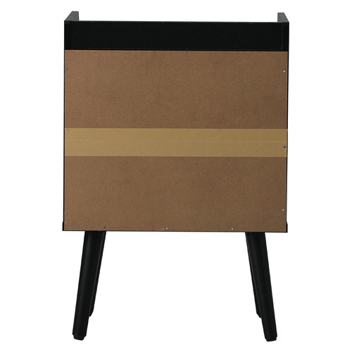 Black Reo Bedside Table
