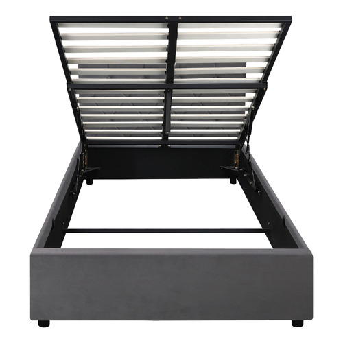 Kenzo Velvet Gas Lift Storage Bed