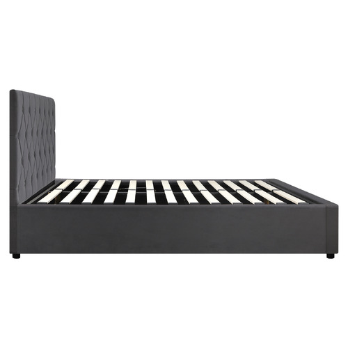 Kenzo Velvet Gas Lift Storage Bed